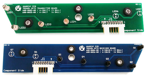 Trough SET Opto Transmitter / Receiver BOARDS (Bally/Williams) - zum Schließen ins Bild klicken